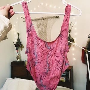 Free People Intimately low back floral bodysuit